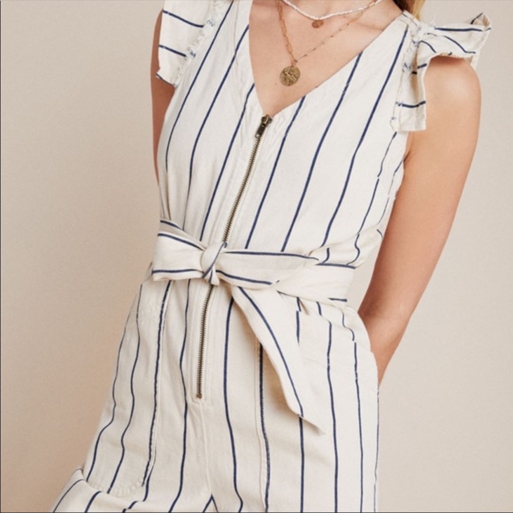 Anthropologie denim jumpsuit size 12